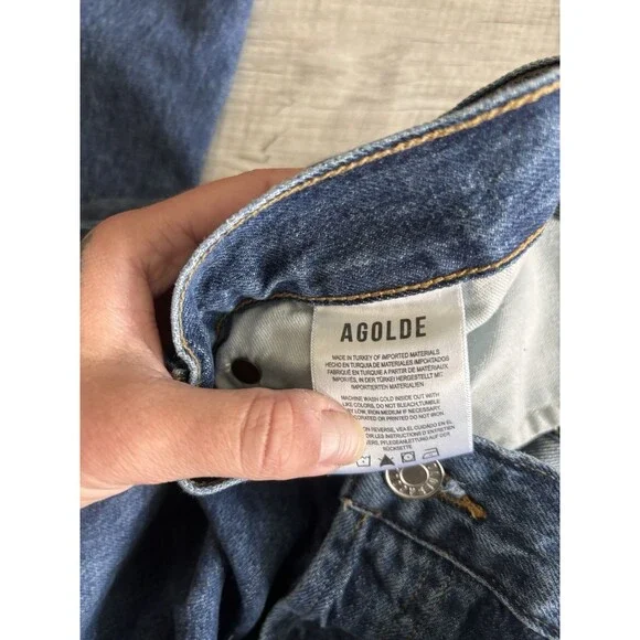 Agolde Parker Easy Straight Leg Jeans 32 - Picture 8 of 11